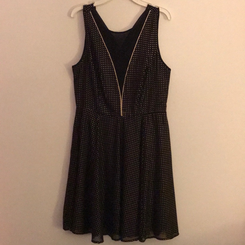 🔥PRICE DROP🔥 Express gold and black dress